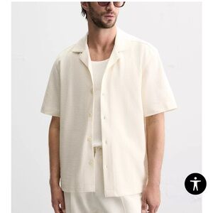 Zara men’s cotton button down